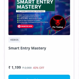 Pkr Trading Smart Entry Mastery Course
