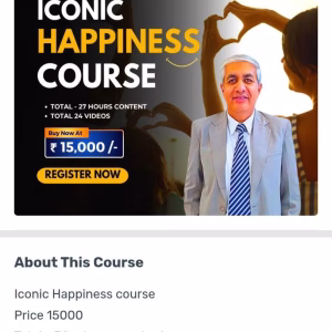 Iconic Happiness Course Sango life Sutras By Amit Sangwan