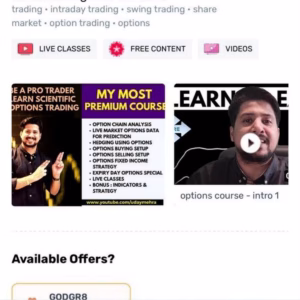 Nifty Prediction Option Trading Course By Uday Mehra