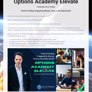 Tao of Trading Course - Simon Ree – Options Academy Elevate